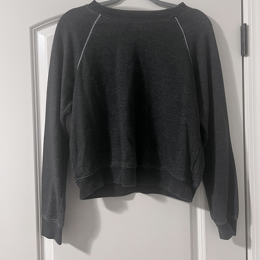 Forever 21 charcoal grey crewneck